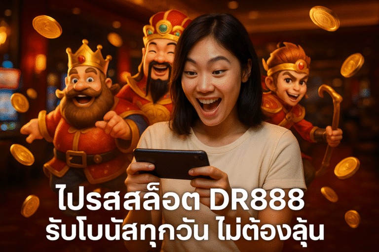 โปรสล็อต DR888 รับโบนัสทุกวัน ไม่ต้องลุ้น