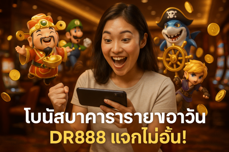 โบนัสบาคาร่ารายวัน DR888 แจกไม่อั้น!