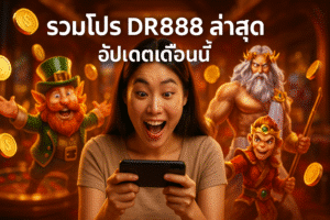 รวมโปร DR888 ล่าสุด อัปเดตเดือนนี้