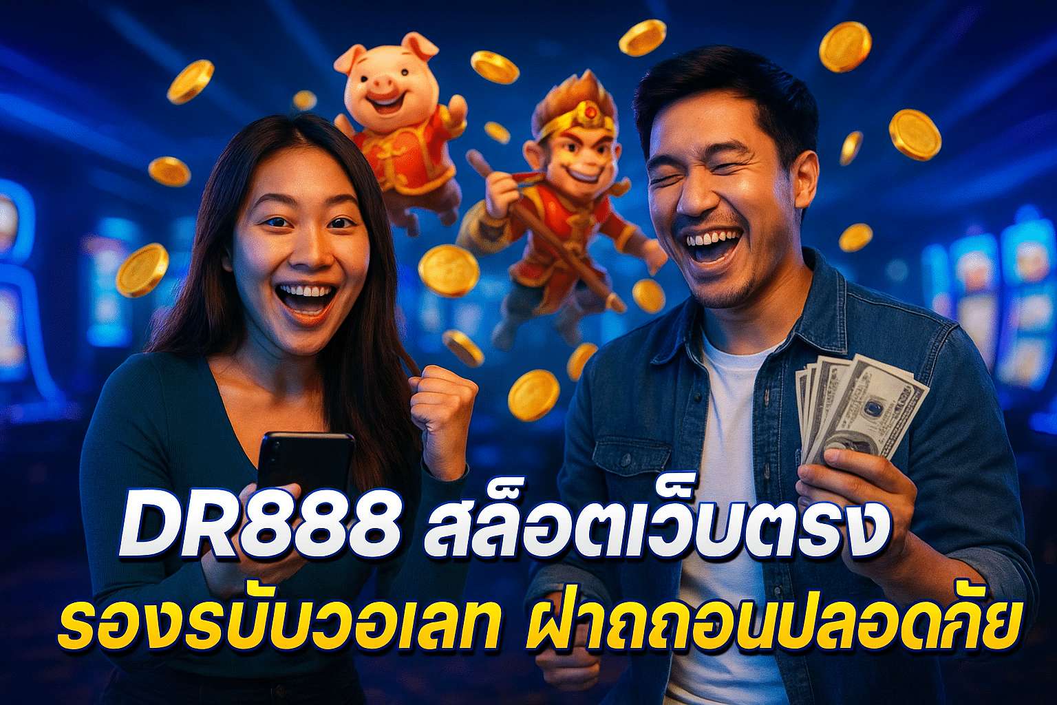 DR888 สล็อตเว็บตรง รองรับวอเลท ฝากถอนปลอดภัย