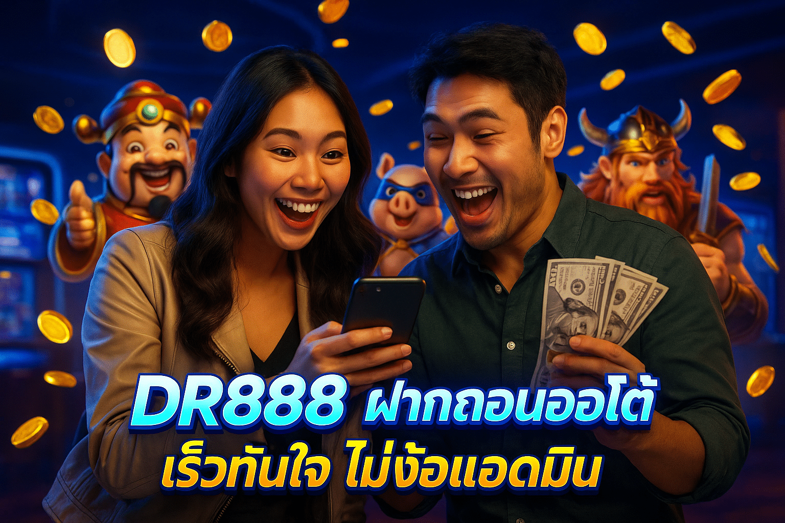 DR888 รวมค่ายสล็อตแตกหนัก เล่นได้ไม่ต้องโยกเงิน